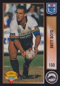 1994 Dynamic Rugby League Series 1 #133 Brett Boyd Front
